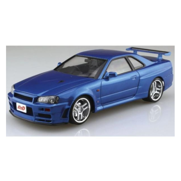 (預購) AOSHIMA 青島 1/24 頭文字D#9 星也好造 日產 Skyline GT-R BNE34 20260609 AOSHIMA 青島 1/24 頭文字D#9 星也好造 日產 Skyline GT-R BNE34