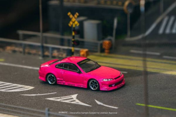 TARMAC WORKS 1/64 日產 VERTEX Nissan Silvia (S15) 金屬粉紅 T64G-023-PI TARMAC WORKS 1/64 日產 VERTEX Nissan Silvia (S15) 金屬粉紅 T64G-023-PI