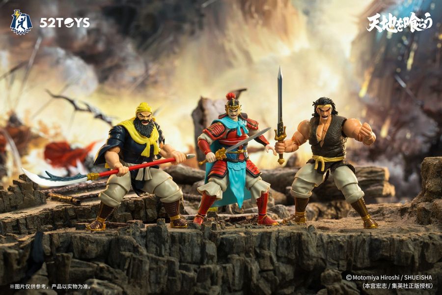 52toys 閃電奇舞 吞食天地系列 劉備＆關羽＆張飛 分別販售 三國志 三國演義 52toys 閃電奇舞 吞食天地系列 劉備＆關羽＆張飛 分別販售 三國志 三國演義