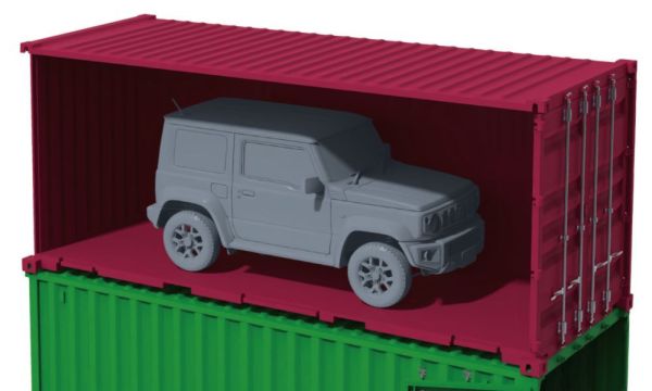 1/24 20呎 貨櫃 集裝箱 粉色 FUJIMI 車NX1002 富士美 組裝模型 FUJIMI,1/24,NEXT,TOYOTA,FJ,Cruiser,SUZUKI,Jimny,JB23,藏青黑,JB64,Kinetic,yellow,動力黃,