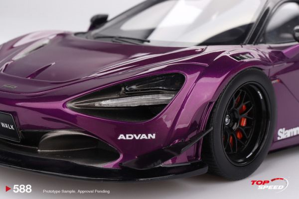 TOP SPEED 1/18 麥拉倫 McLaren 720S LB Works Purple TS0588 TOP SPEED 1/18 麥拉倫 McLaren 720S LB★Works Purple TS0588