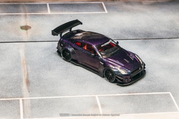 TARMAC WORKS 1/64 日產 NISSAN GT-R R35 type 2 Midnight purple T43-019-MP LB-WORKS TARMAC WORKS 1/64 日產 NISSAN GT-R R35 type 2 Midnight purple T43-019-MP LB-WORKS