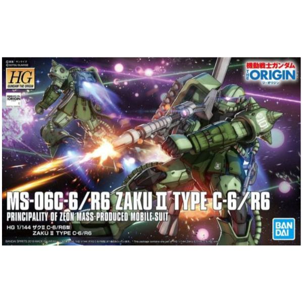 BANDAI 1/144 HGGTO 025 薩克Ⅱ C-6/R6型 機動戰士鋼彈 THE ORIGIN 組裝模型 BANDAI,1/144,HGGTO,025,薩克2,C-6/R6型,機動戰士鋼彈,THE,ORIGIN,組裝模型,