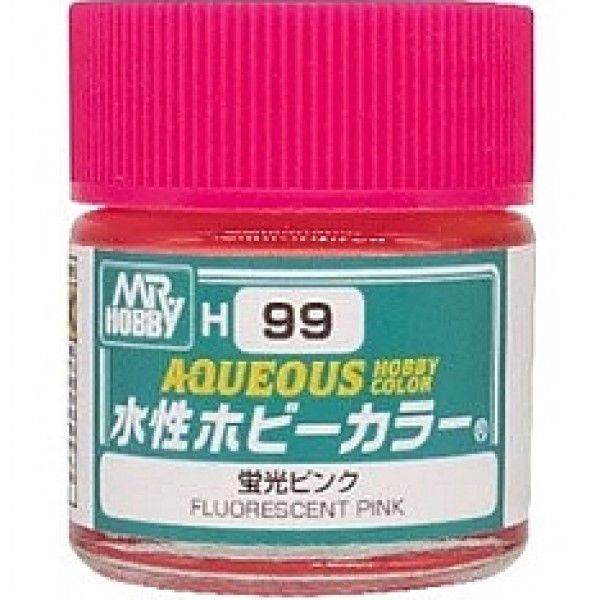 GSI 郡氏 水性漆 H-099 螢光粉紅色10ml GSI 郡氏 水性漆 H-099 螢光粉紅色10ml