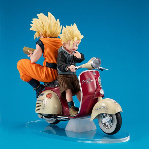 MegaHouse 桌上系列EX 七龍珠 Z 超級賽亞人悟空＆超級賽亞人悟飯＆摩托車 PVC完成品 MegaHouse 桌上系列EX 七龍珠Z 超級賽亞人悟空＆超級賽亞人悟飯＆摩托車 PVC完成品