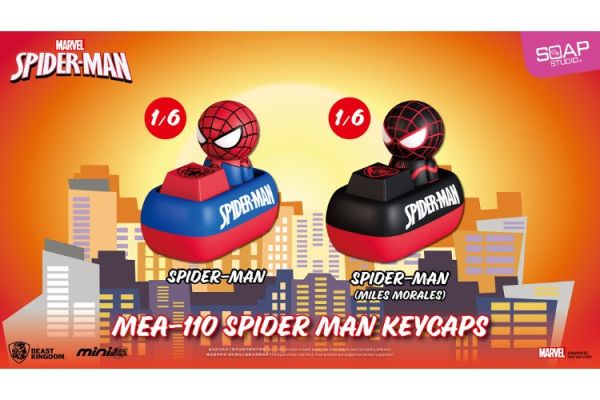 (預購) Beast kingdom 盲盒 蜘蛛人 鍵盤按鍵 MEA-110 全6+1種 一中盒6入販售 20251224 Beast kingdom 盲盒 蜘蛛人 鍵盤按鍵 MEA-110 全6+1種 一中盒6入販售