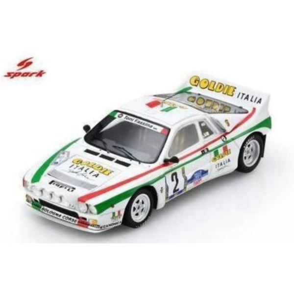 (預購) SPARK 1/43 蘭吉雅 Lancia 037 Rally No.2 Winner Targa Florio Rally 1984 43TF84 20260924 SPARK 1/43 蘭吉雅 Lancia 037 Rally No.2 Winner Targa Florio Rally 1984 43TF84