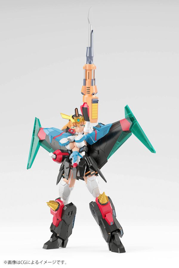 Kotobukiya 壽屋 CROSS FRAME GIRL 勇者王 我王戰牙 組裝模型 Kotobukiya 壽屋 CROSS FRAME GIRL 勇者王 我王戰牙 組裝模型