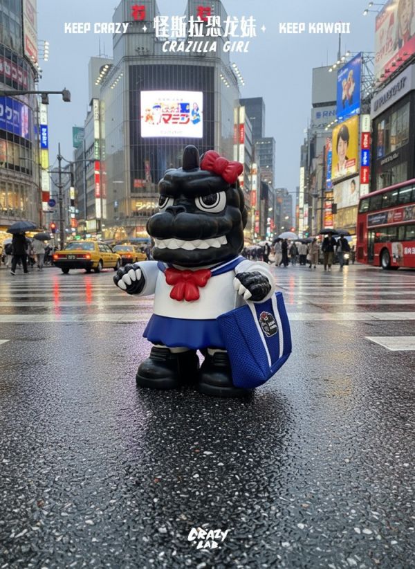 (預購) Crazy Lab 迷你怪斯拉恐龍妹 14cm 已塗裝完成品 20251203 Crazy Lab 迷你怪斯拉恐龍妹 14cm 已塗裝完成品