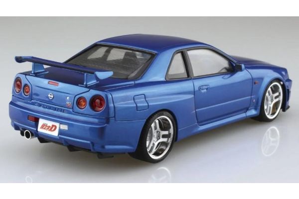 (預購) AOSHIMA 青島 1/24 頭文字D#9 星也好造 日產 Skyline GT-R BNE34 20260609 AOSHIMA 青島 1/24 頭文字D#9 星也好造 日產 Skyline GT-R BNE34