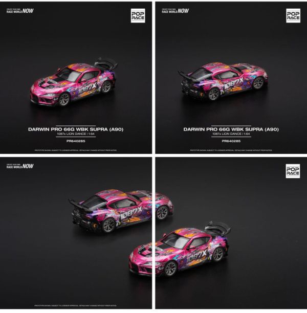 POP RACE 1/64 豐田 TOYOTA DARWIN PRO 66G WBK SUPRA (A90) - 1087X LION DANCE PR640285 POP RACE 1/64 豐田 TOYOTA DARWIN PRO 66G WBK SUPRA (A90) - 1087X LION DANCE PR640285