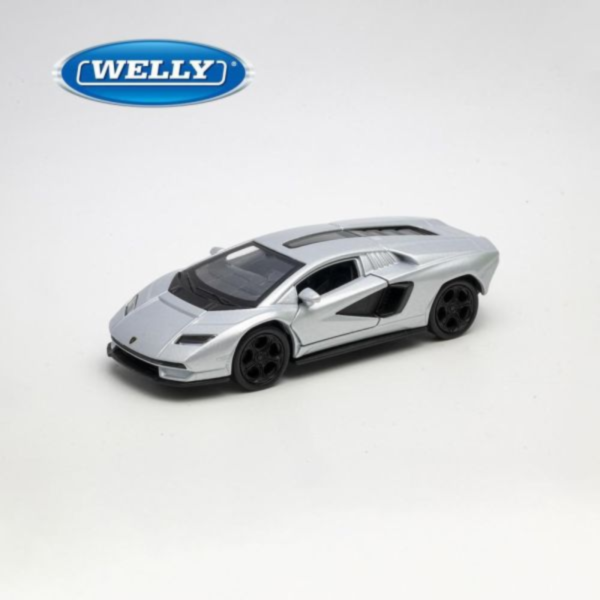 (預購) WELLY 4.75吋 藍寶堅尼 Lamborghini Countach LPI 800-4 經典復刻超跑模型 43818CW(銀色) 20260915 WELLY 4.75吋 藍寶堅尼 Lamborghini Countach LPI 800-4 經典復刻超跑模型 43818CW(銀色)