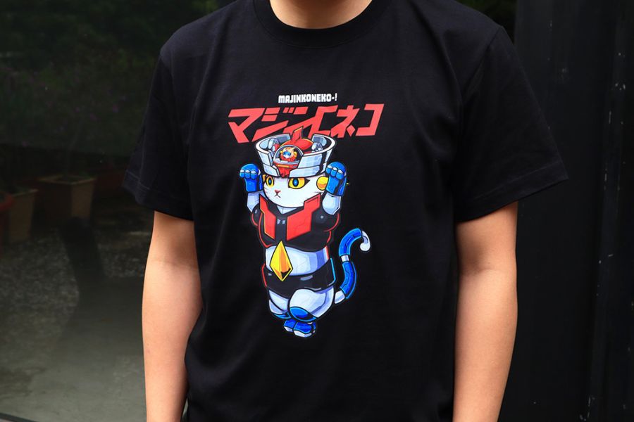 NEXTee KONEKO 魔神喵 短袖T恤 白色＆黑色 NEXTee KONEKO 魔神喵 短袖T恤 白色＆黑色