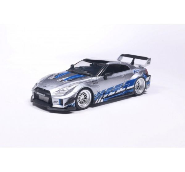(預購) SOLIDO 1/43 日產 NISSAN GT-R (R35) LIBERTY WALK SILHOUETTE SILVER AND BLUE STRIPES 2020 S4311211 20251204 SOLIDO 1/43 日產 NISSAN GT-R (R35) LIBERTY WALK SILHOUETTE SILVER AND BLUE STRIPES 2020 S4311211