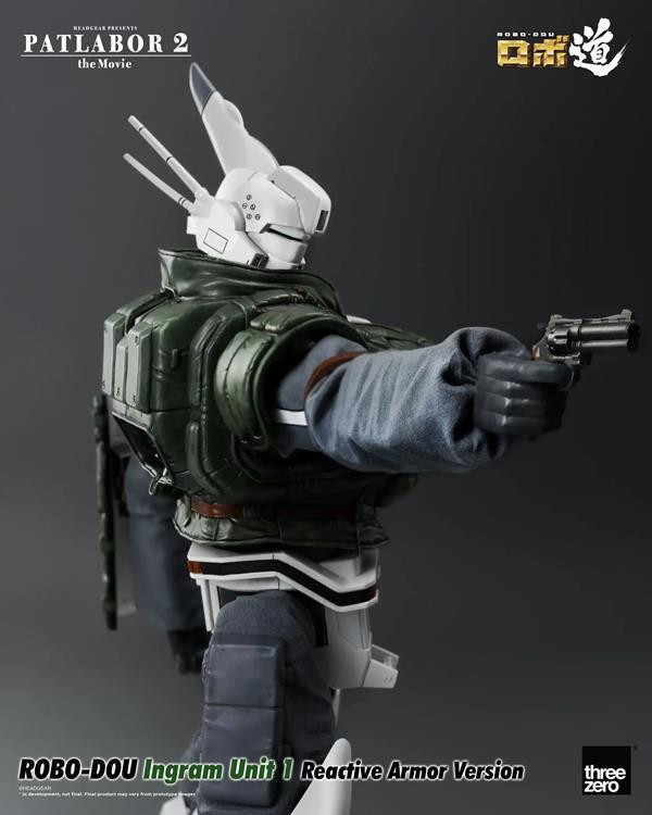 threezero 機動警察劇場版Ⅱ ROBO-DOU 英格倫1號機反應裝甲 可動完成品 threezero 機動警察劇場版Ⅱ ROBO-DOU 英格倫1號機反應裝甲 可動完成品