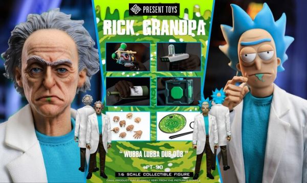 PRESENT TOYS 1/6 瑞克和莫蒂 Rick and Morty 瑞克爺爺 Rick 可動完成品 PRESENT TOYS 1/6 瑞克和莫蒂 Rick and Morty 瑞克爺爺 Rick 可動完成品