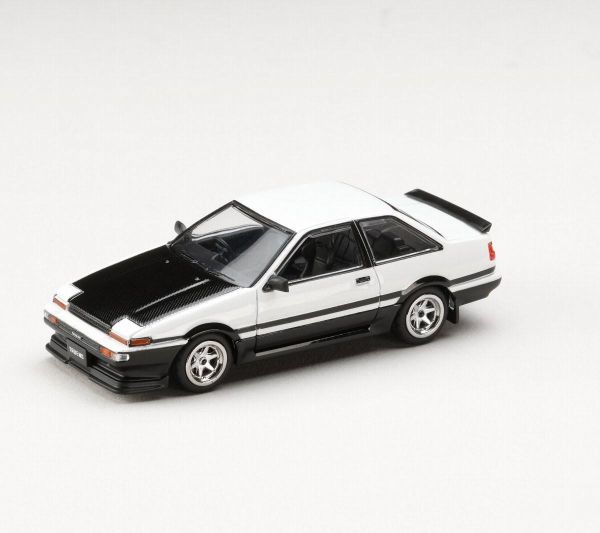 (預購) HOBBY JAPAN 1/64 豐田 Toyota SPRINTER TRUENO AE86 2 DOOR LATE VERSION JDM STYLE CARBON BONNET White/Black 白黑 20261021 HOBBY JAPAN 1/64 豐田 Toyota SPRINTER TRUENO AE86 2 DOOR LATE VERSION JDM STYLE CARBON BONNET White/Black 白黑