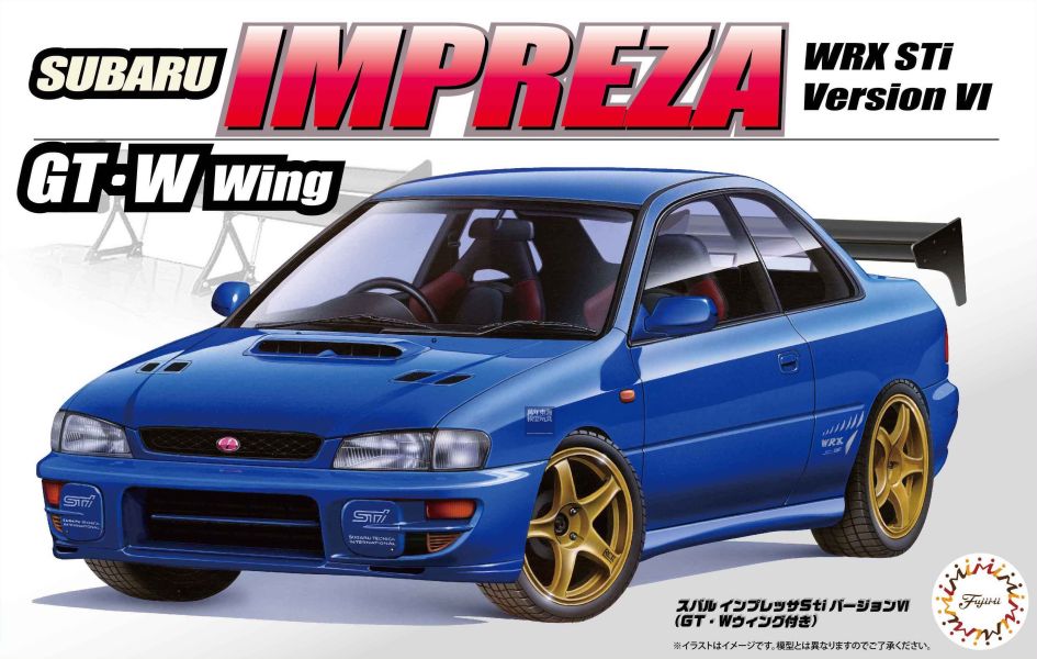 1/24 SUBARU IMPREZA Sti VI 付 GT-W 大尾翼 FUJIMI ID327 富士美 組裝模型 FUJIMI,1/24,RS,Ford,GT40,1966,Nissan,S15,Silvia,HONDA,Cyber,CR-X,Si,HKS,TOYOTA,CHASER,TOURER,