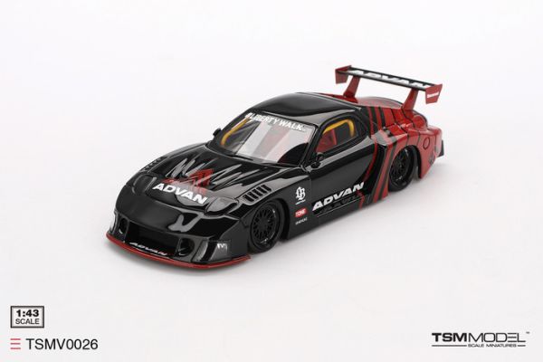 TSM MODEL 1/43 馬自達 MAZDA RX-7 LB-Super Silhouette Advan TSMV0026 TSM MODEL 1/43 馬自達 MAZDA RX-7 LB-Super Silhouette Advan TSMV0026