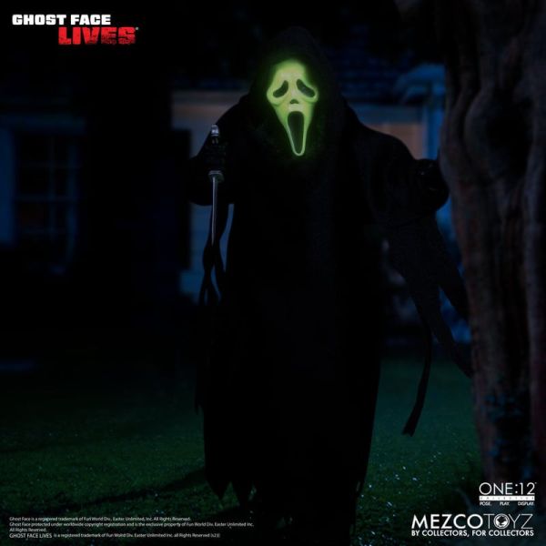 MEZCO TOYZ One:12 Collective 驚聲尖叫 鬼臉 Ghost Face 可動完成品 MEZCO TOYZ One:12 Collective 驚聲尖叫 鬼臉 Ghost Face 可動完成品