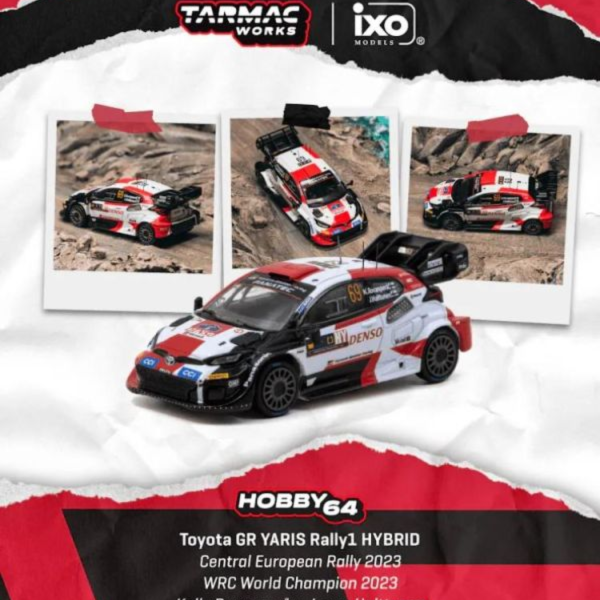 (預購) TARMAC WORKS 1/64 豐田 HOBBY64 Toyota GR YARIS Rally1 HYBRID Central European Rally 2023 T64-085-23CER69 20260607 TARMAC WORKS 1/64 豐田 HOBBY64 Toyota GR YARIS Rally1 HYBRID Central European Rally 2023 T64-085-23CER69