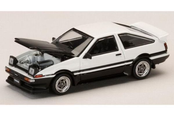 (預購) Hobby JAPAN 1/64 豐田 Toyota SPRINTER TRUENO GT APEX (AE86) Late Ver. Late Ver. JDM Style Carbon Bonnet WHITE /BLACK HJ647052WB 20260810 Hobby JAPAN 1/64 豐田 Toyota SPRINTER TRUENO GT APEX (AE86) Late Ver. Late Ver. JDM Style Carbon Bonnet WHITE /BLACK HJ647052WB