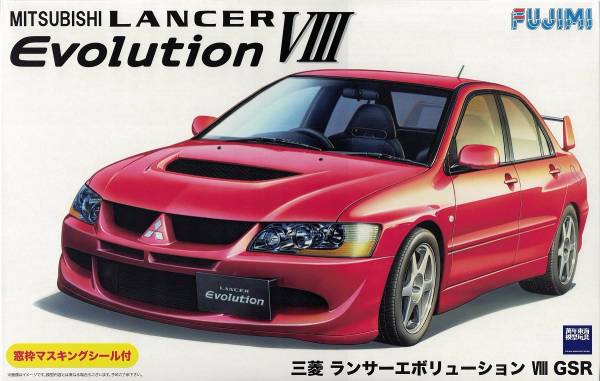 1/24 三菱 LANCER Evolution VIII GSR FUJIMI ID180 富士美 組裝模型   EVO鯊 FUJIMI,1/24,ID,三菱,MITSUBISHI,LANCER,EVOLUTION,EVO,GSR,