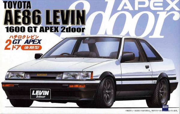 1/24 TOYOTA AE86 LEVIN 2門 1600GT APEX 後期型 1985 FUJIMI ID61 富士美 組裝模型 FUJIMI,1/24,ID,TOYOTA,AE86,LEVIN,2門,1600GT,APEX,後期型,1985,