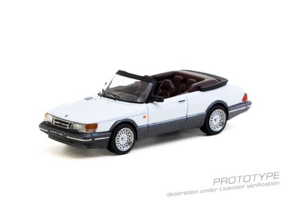 TARMAC WORKS 1/64 紳寶 Saab 900 Turbo Convertible White T64G-067-WH TARMAC WORKS 1/64 紳寶 Saab 900 Turbo Convertible White T64G-067-WH