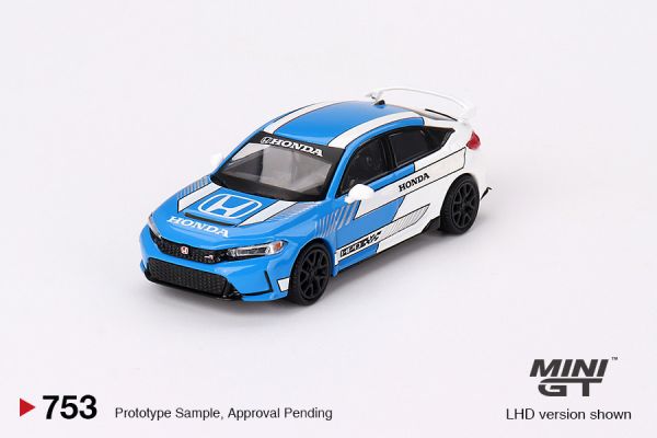 MINIGT 1/64 本田 Honda Civic Type R #3 2023 Pace Car Blue MINIGT 1/64 本田 Honda Civic Type R #3 2023 Pace Car Blue