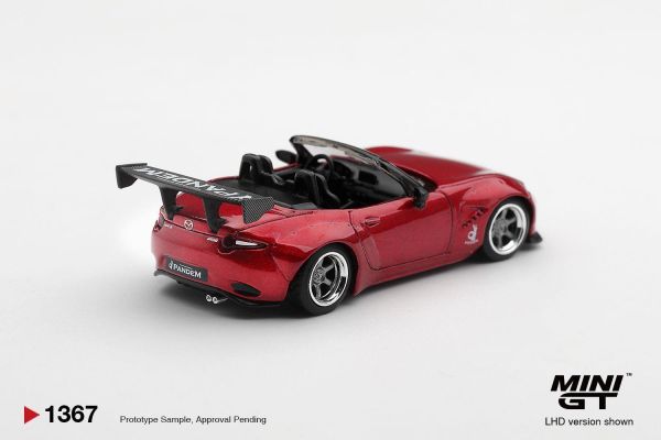 (預購) MINIGT 1/64 馬自達 Mazda Miata MX-5 (ND) Pandem Kodo Red LHD MGT01367-L 20260827 MINIGT 1/64 馬自達 Mazda Miata MX-5 (ND) Pandem Kodo Red LHD MGT01367-L