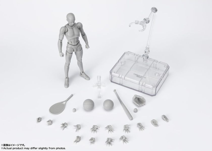 BANDAI S.H.Figuarts SHF 男性素體-Sports- Edition DX SET 灰色版 BANDAI S.H.Figuarts SHF 男性素體-Sports- Edition DX SET 灰色版