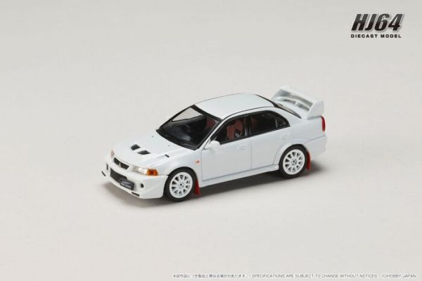 Hobby JAPAN 1/64 三菱 MITSUBISHI LANCER GSR EVOLUTION 6 (T.M.E) (CP9A) 2000 with Mud flap 蘇格蘭白 HJ642033BW Hobby JAPAN 1/64 三菱 MITSUBISHI LANCER GSR EVOLUTION 6 (T.M.E) (CP9A) 2000 with Mud flap 蘇格蘭白 HJ642033BW