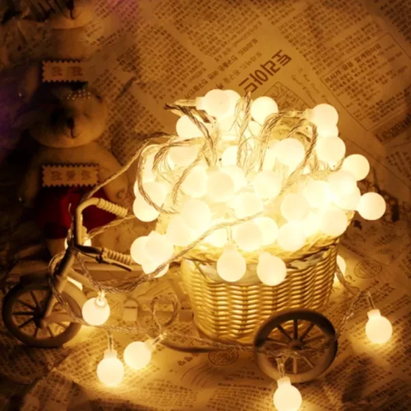 小圓珠串燈 | 暖白 