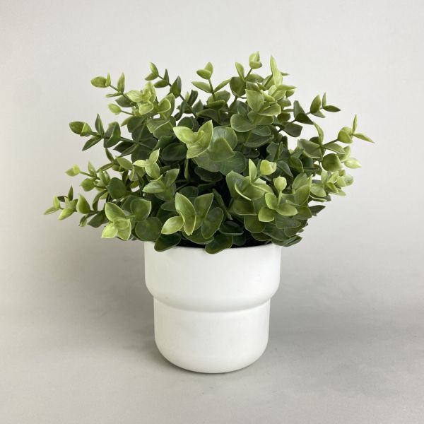 米白色樹脂盆器 