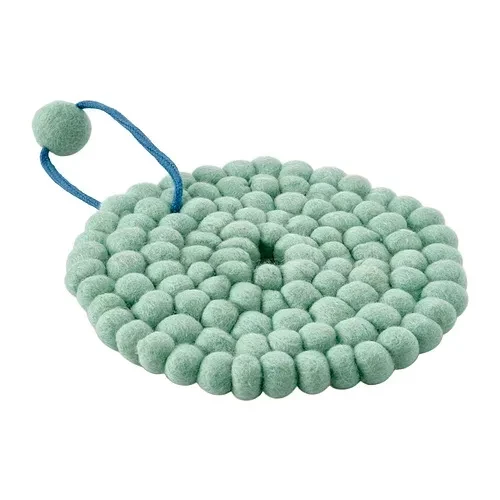 湖水綠羊毛氈掛飾 | 隔熱墊 