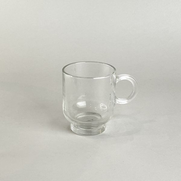 厚底玻璃把杯 