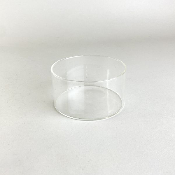 直筒平底玻璃花器 