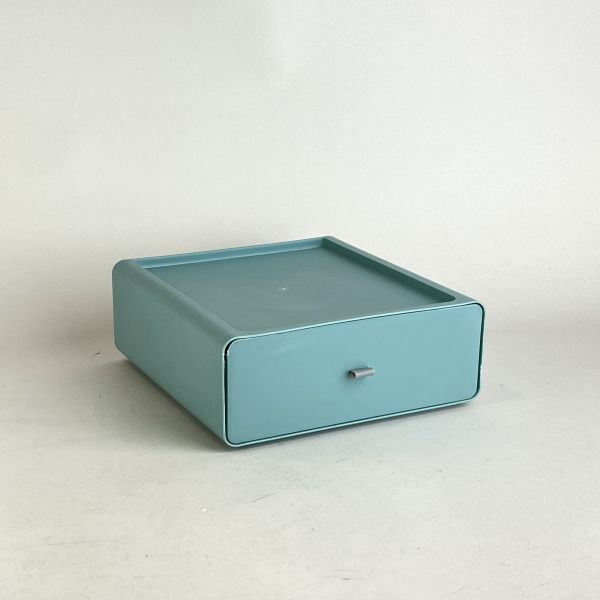 淺藍綠桌上型抽屜 