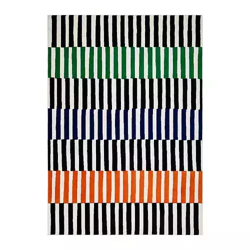 彩色條紋地毯 