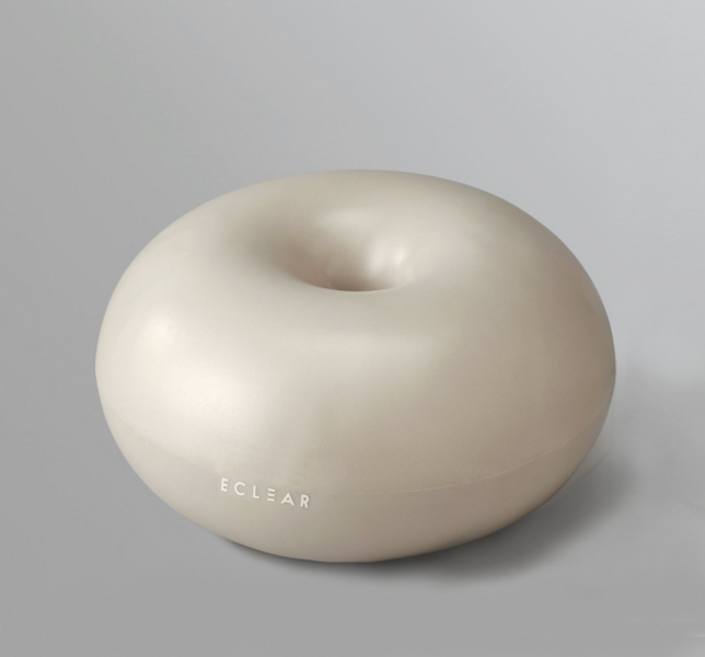 象牙白甜甜圈瑜伽球 