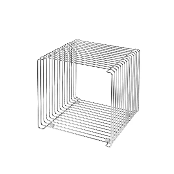 不鏽鋼金屬線條邊几 