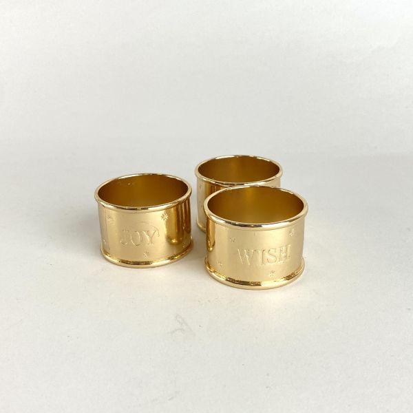 金色餐巾環 