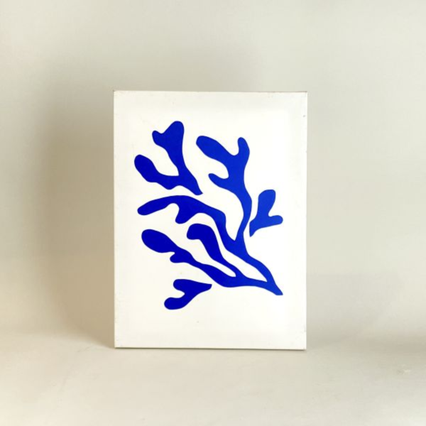 藍白色系裝飾畫兩件組 