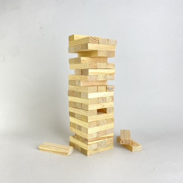 桌遊 疊疊樂 木/紅 