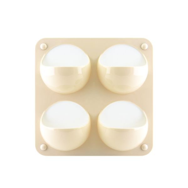 普普風磁吸式壁面收納盒 藍/米 