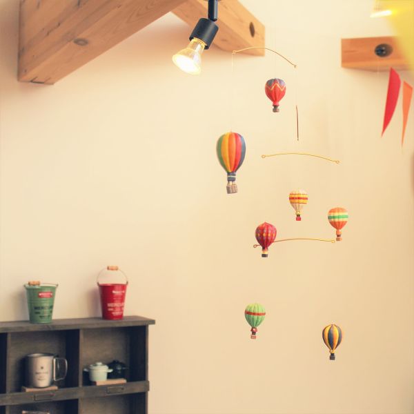 熱氣球平衡吊飾 
