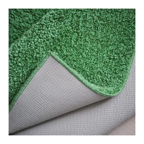 綠色長毛地毯 