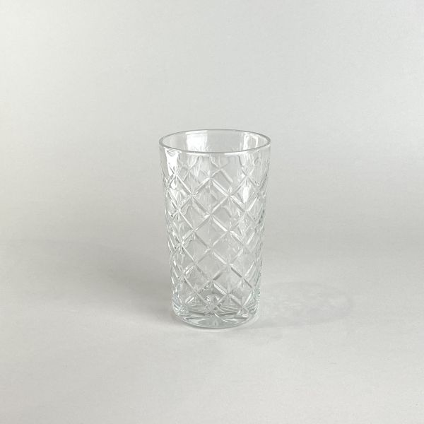 格紋玻璃杯 