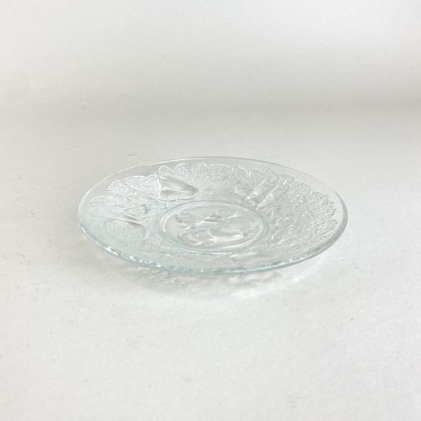 水果雕刻玻璃圓盤 